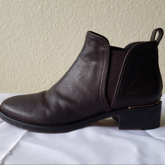Tory Burch Griffith Bootie Dark Brown Size 8M - Picture 7 of 12